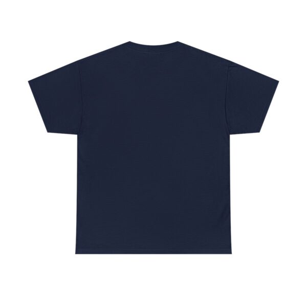 Back view of BOL navy tee.