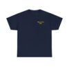 Front view of BOL navy tee.