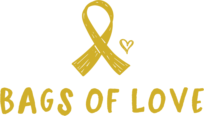 BOL logo, yellow ribbon with a small heart.