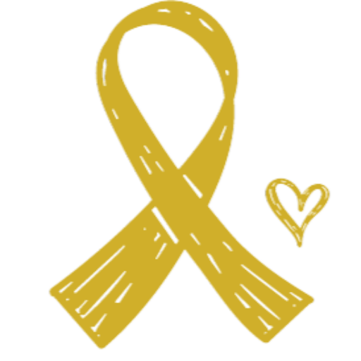 BOL logo, yellow ribbon with a small heart.